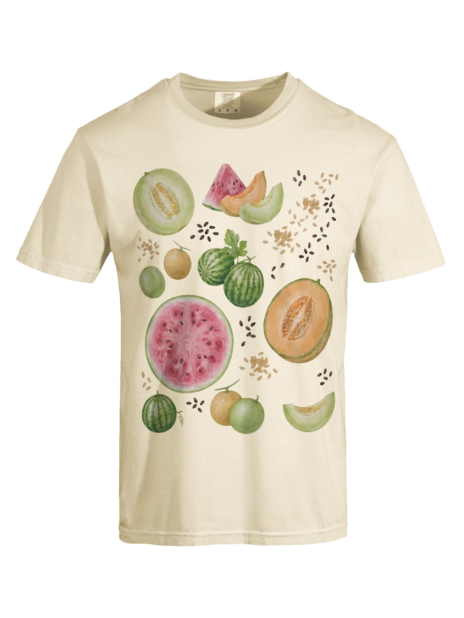 Watermelon Shirt, Summer Fruit Graphic Tee, Comfort Colors Unisex T-Shirt, Melon Farmers Market Shirt product image (62)