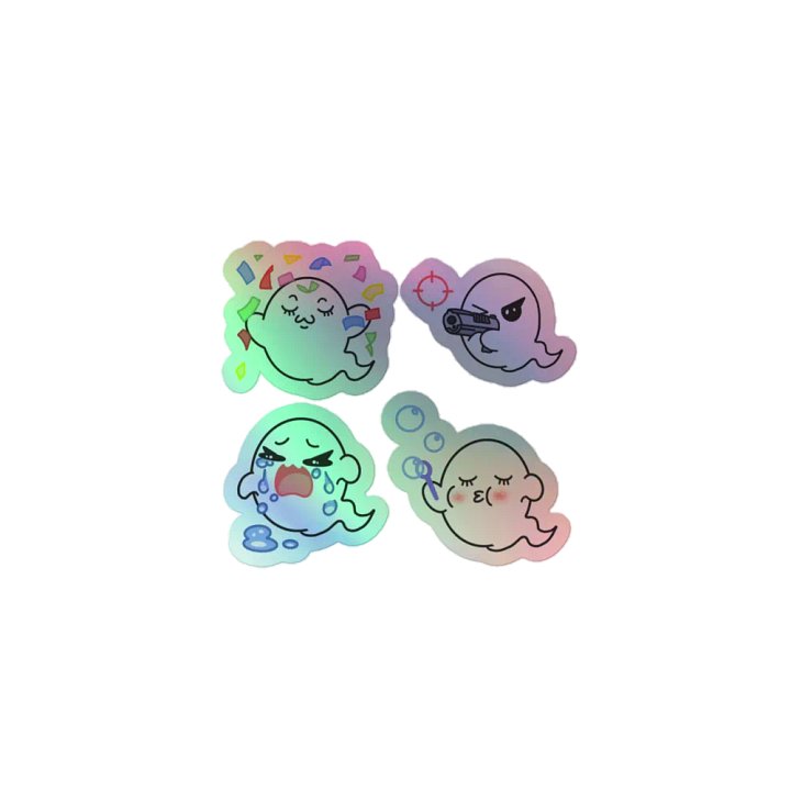 Ghostie Holo Stickers product image (1)
