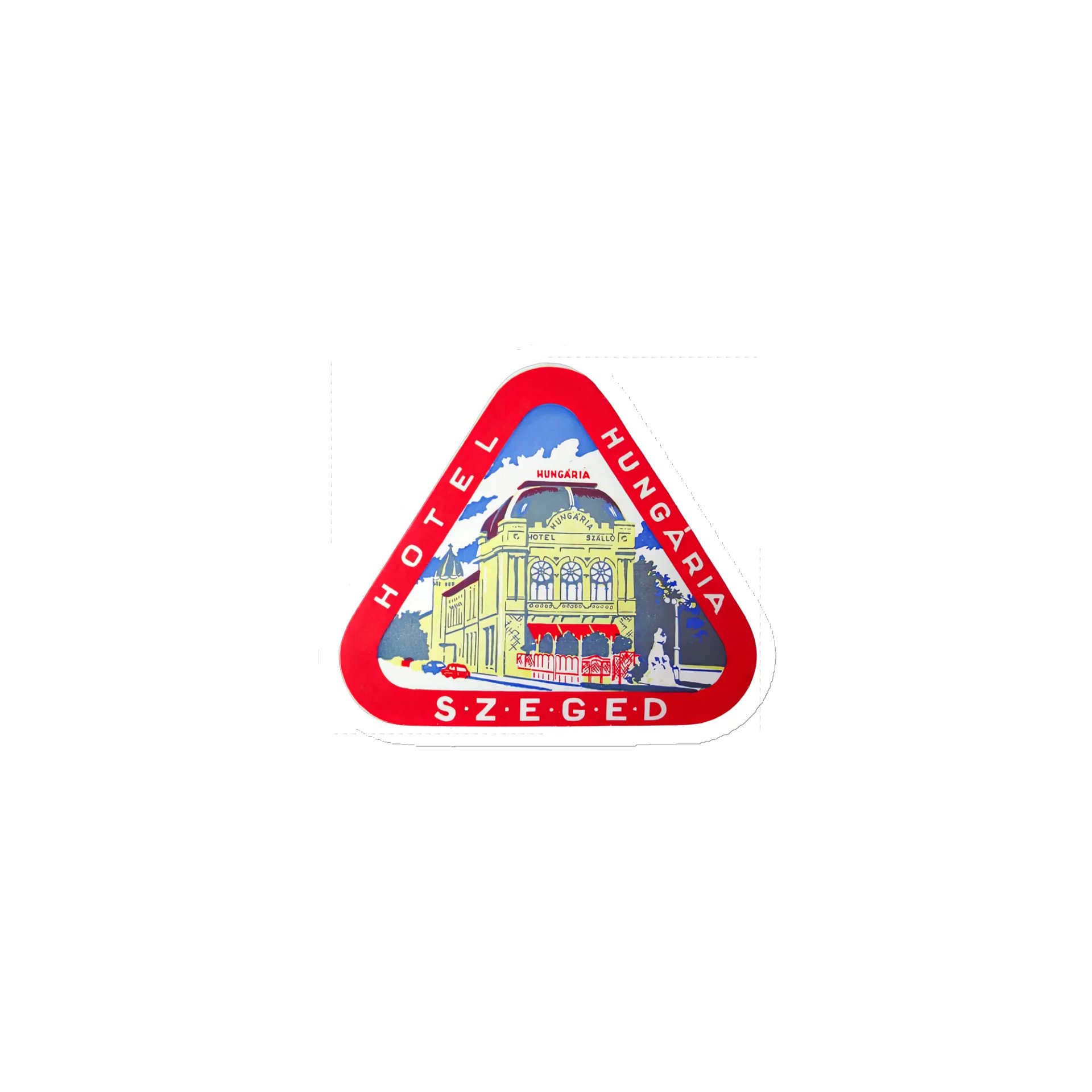 Hotel Hungaria Magnet-Red product image (1)