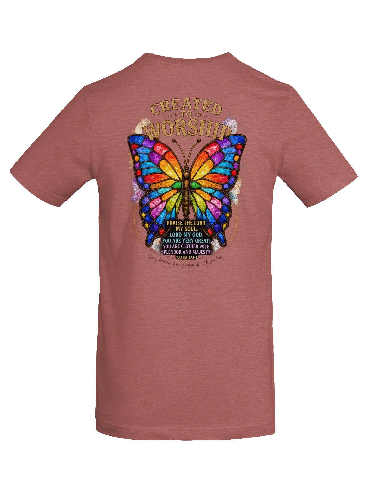 Created to Worship – Butterfly Tee product image (66)