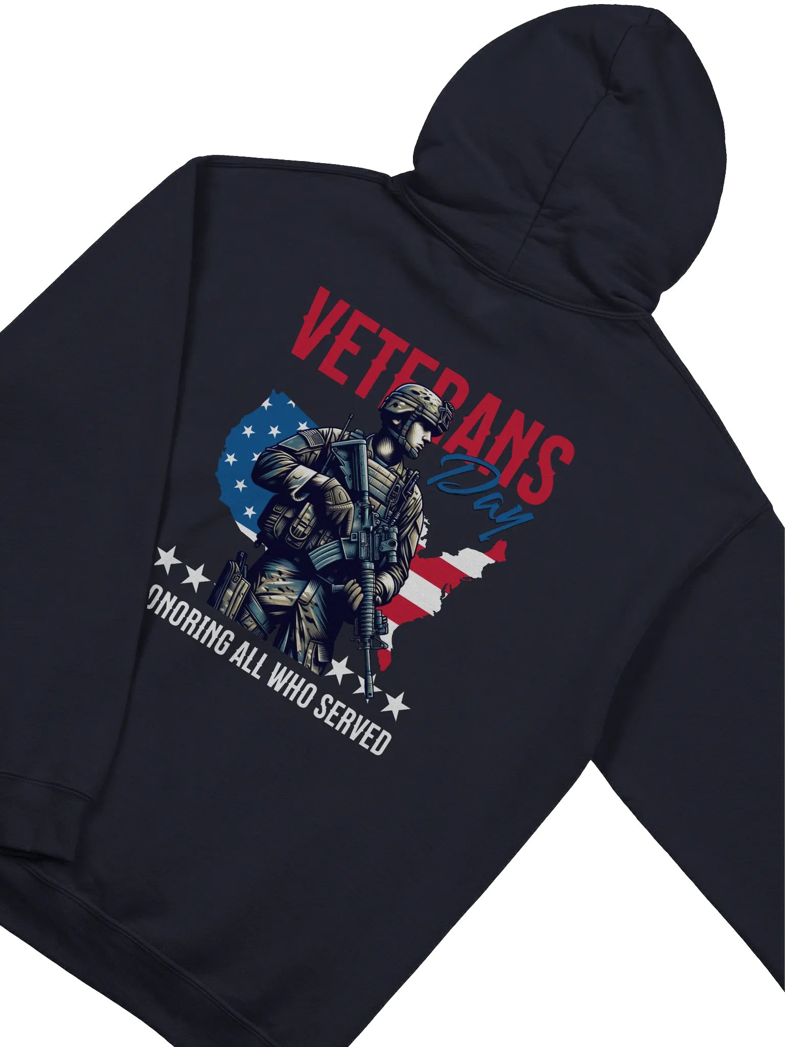 Honoring All Who Served T-Shirt | Patriotic Military Tribute Tee for Veterans Day product image (1)