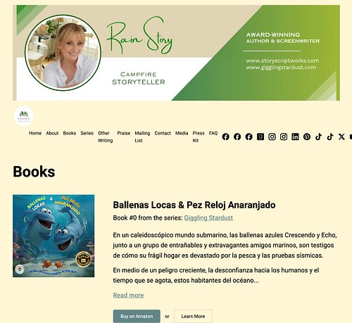 Hello, everyone!

We're announcing the launch of Rain's Book Bub Author Page!

Give it a 