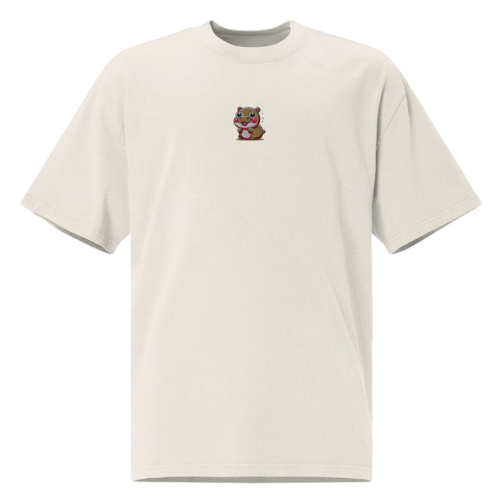 OVERSIZED EMBRODERED CHONKIE TEE product image (2)