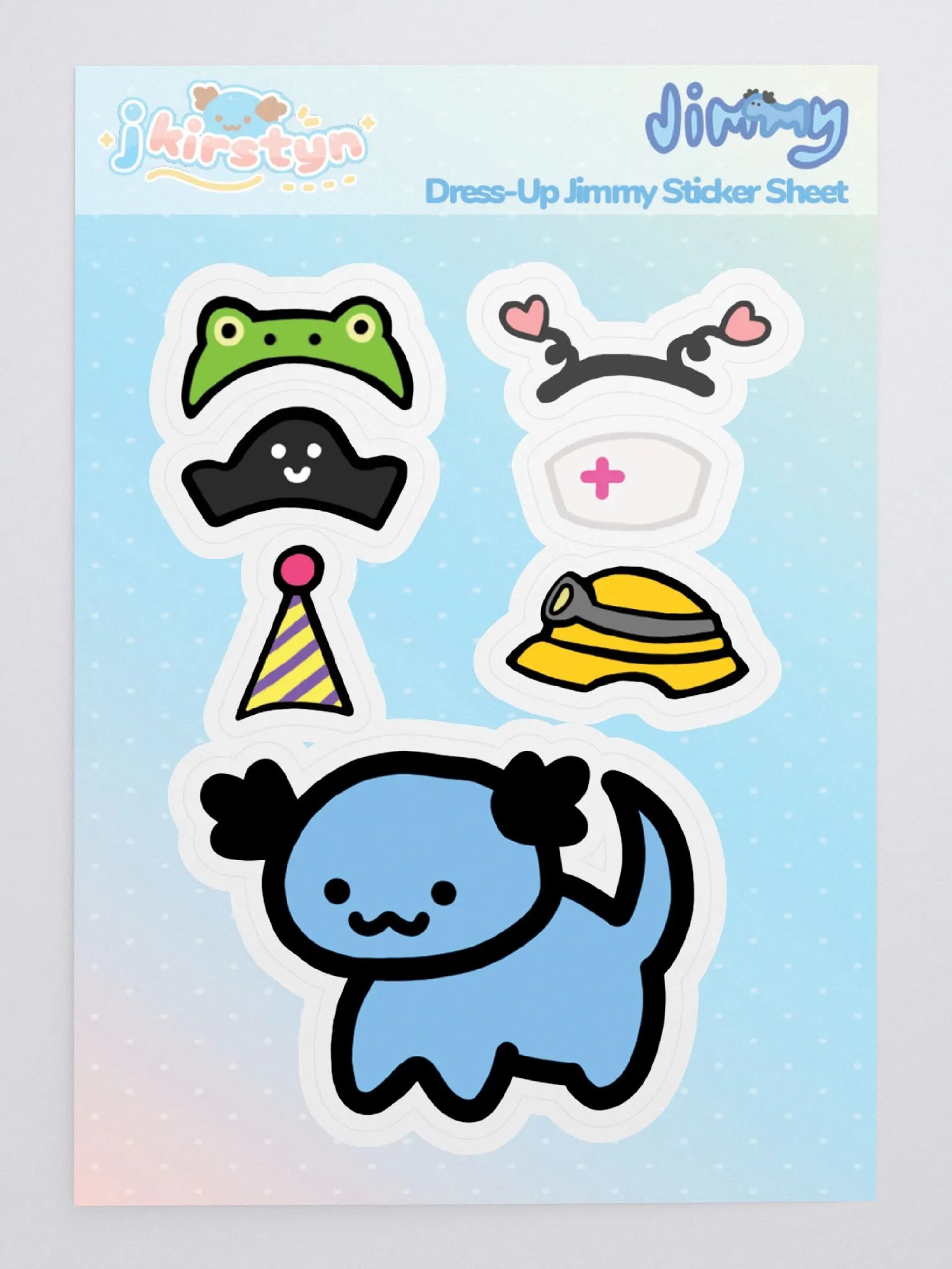Sticker Sheet | Dress-Up Jimmy product image (3)