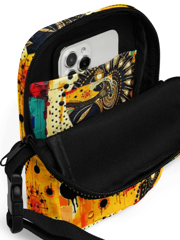 Yogi Muse Abstract Art Painted Crossbody Bag product image (2)