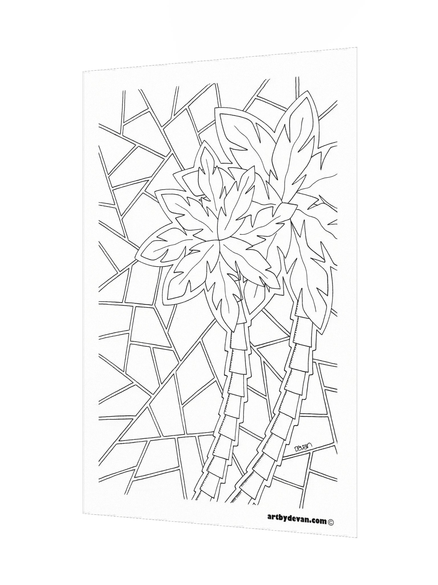 Color Your Own Art: Broken Sky product image (3)