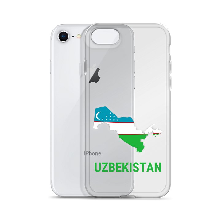 Uzbekistan 2026 World Cup Flag iPhone Tough Case - Uzbekistan Soccer Phone Cover - Dual Layer Protective Case product image (2)