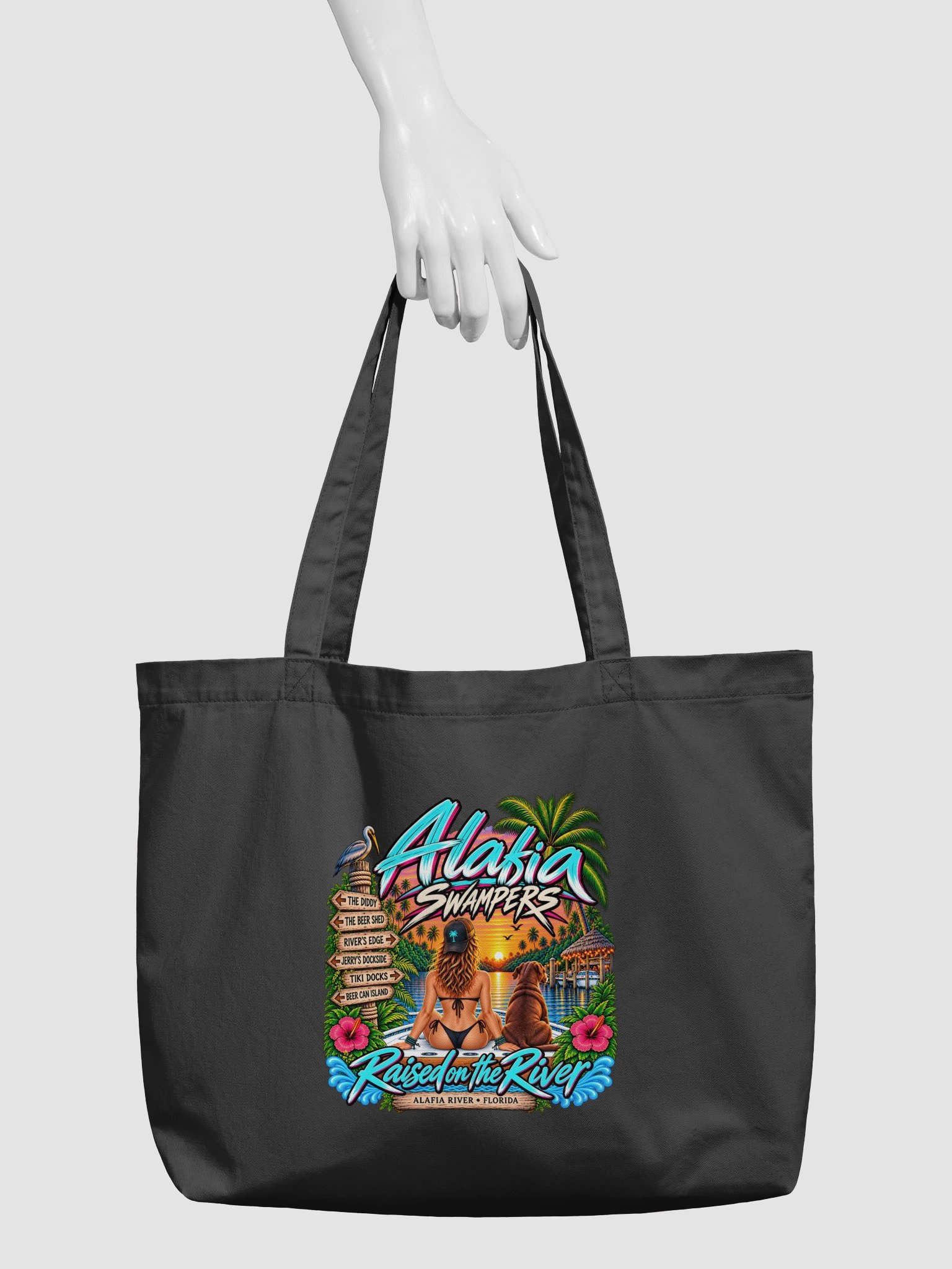 Raised on the River Organic Tote product image (5)