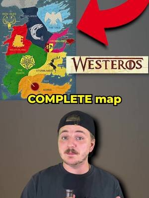 Map of Westeros EXPLAINED #gameofthrones #hotd 