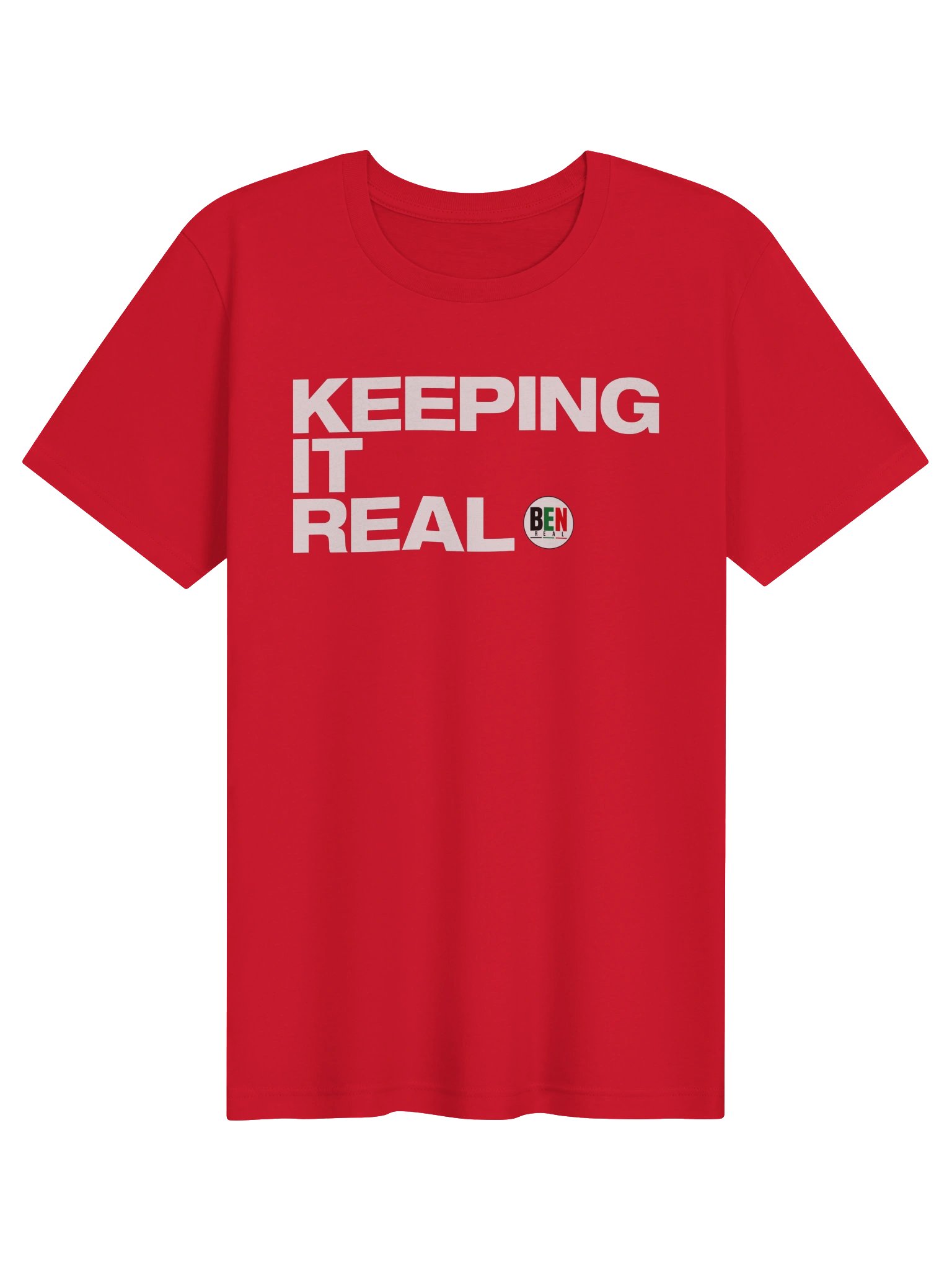 BEN “Keeping It Real” Red T-Shirt product image (1)