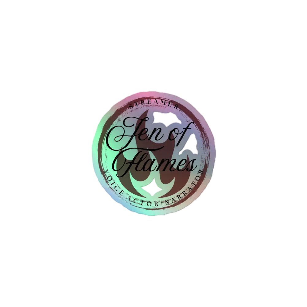Dark Logo Holo Sticker product image (1)