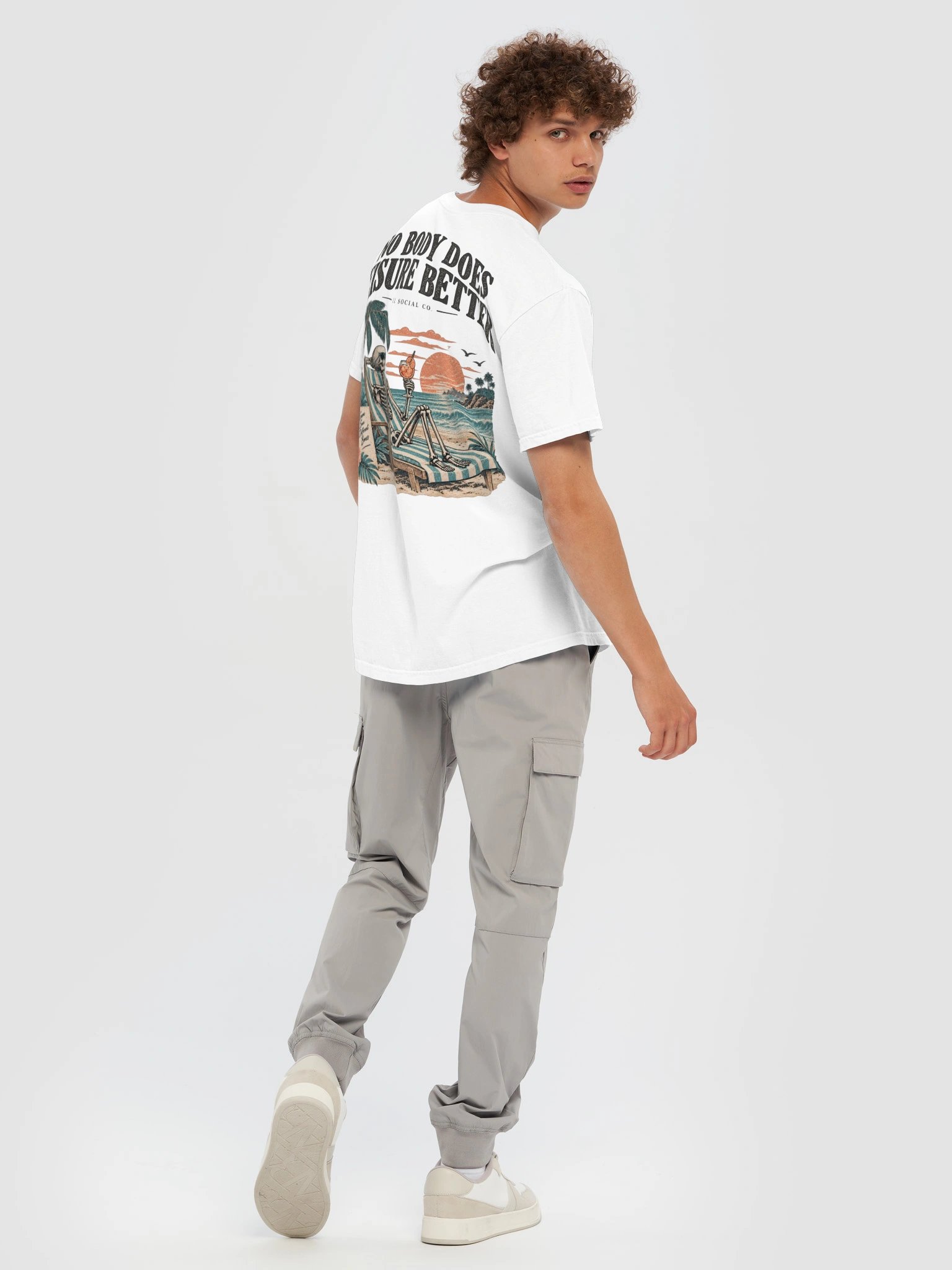 No Body Does Leisure Better Comfort Colors Tee — Coastal Skellie Edit product image (130)