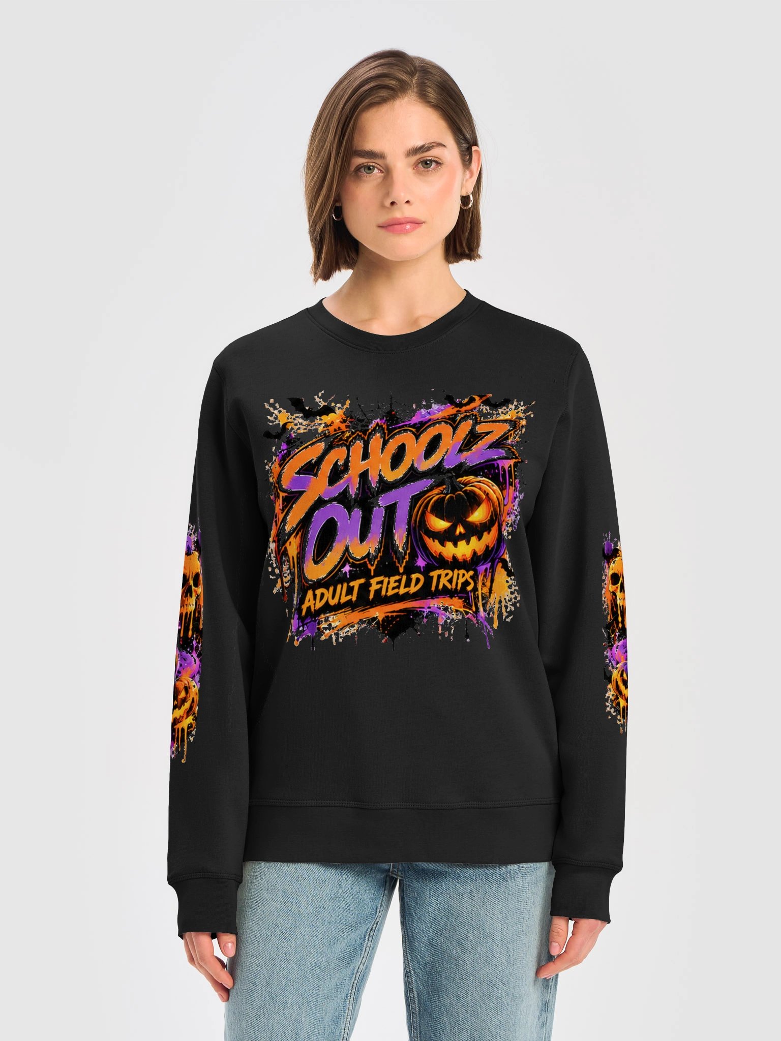 Schoolz Out 2026 Halloween Hoodless Sweatshirt product image (5)