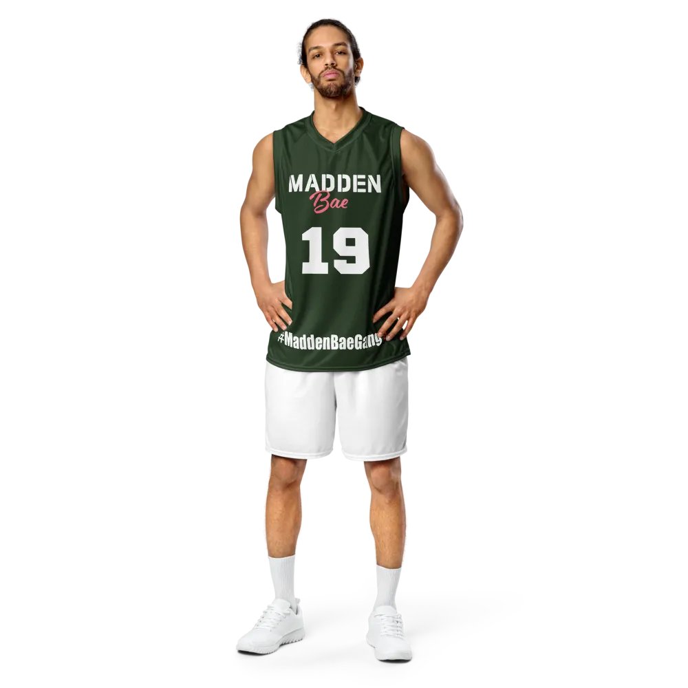 Madden Bae Jersey 👨‍🎨 (Green + White Logo) product image (6)