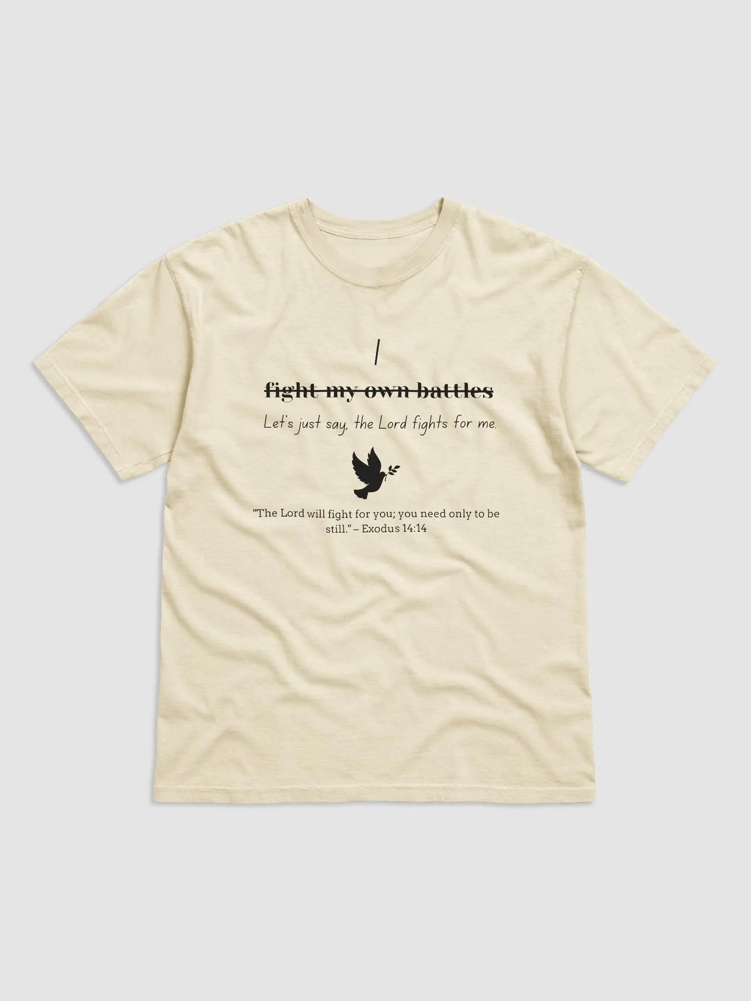 The Lord Fights for Me - Faith Unisex Tee product image (1)