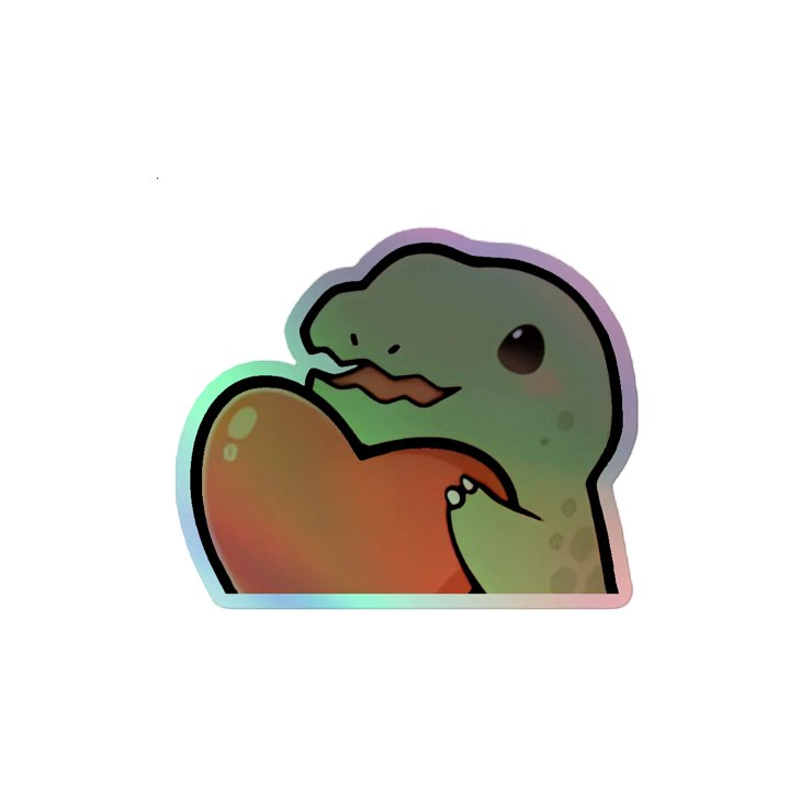 Heart Emote Holographic Sticker product image (2)