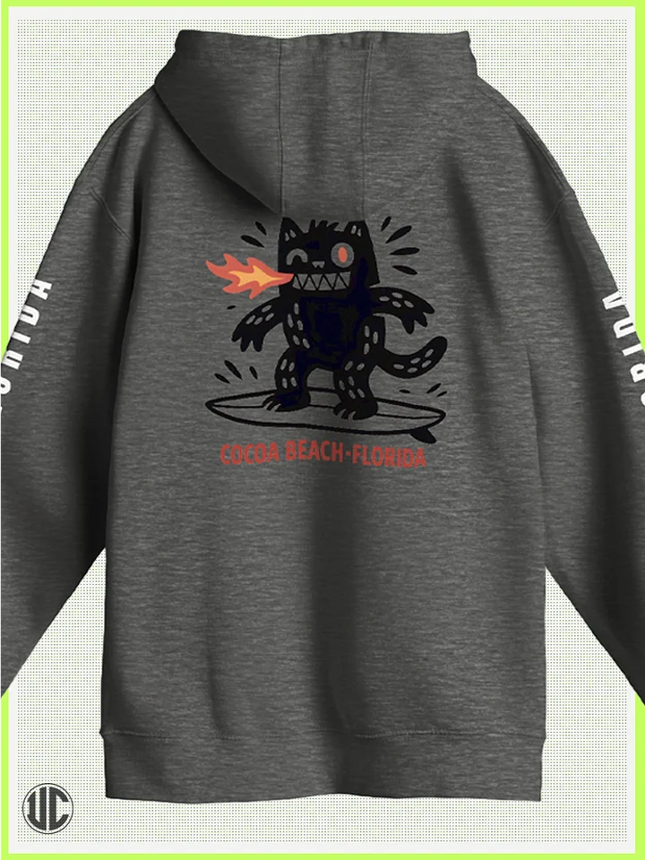 Beach Hoodie | Cocoa Beach Graphic Surf Hoodie | Unisex Pullover Hoodie product image (1)