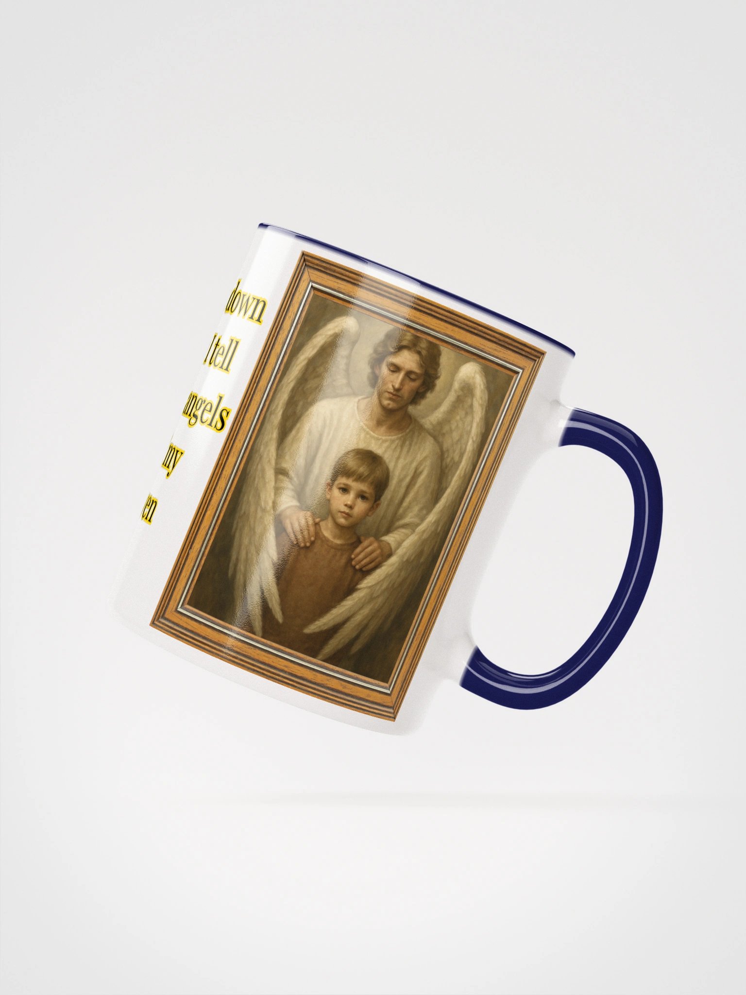 Angels Watch Over Them (Male) 2-Tone Ceramic Mug product image (17)