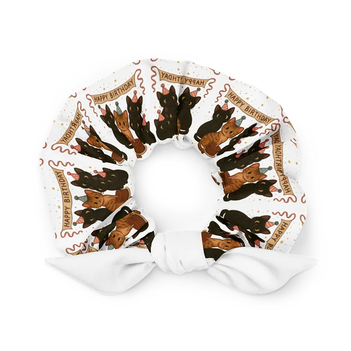Cat brigade birthday All-Over Print Scrunchie product image (1)