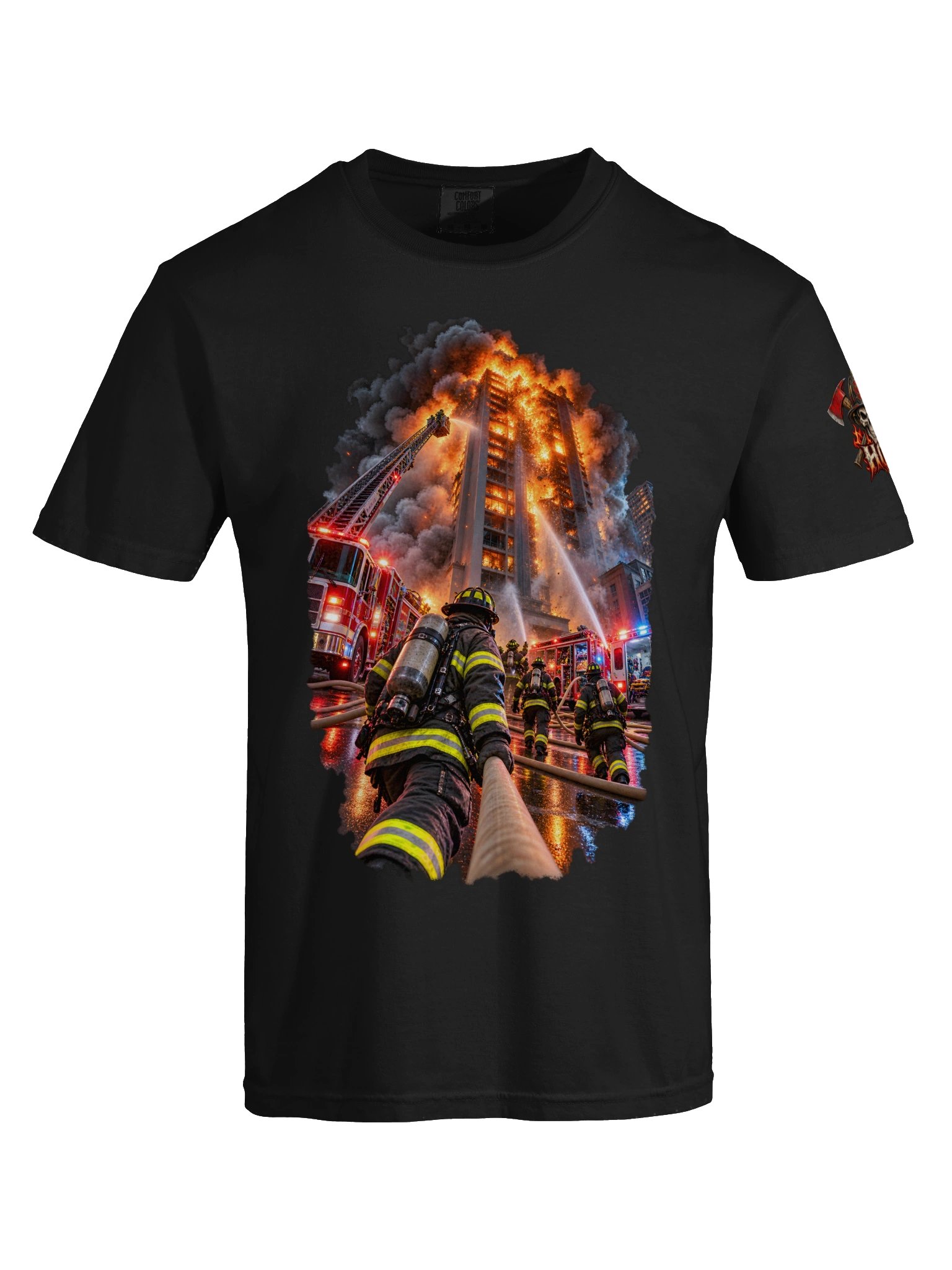 Hell on Every Floor — High-Rise Firefighter T-Shirt | FLAT OUT BROKEN™ product image (11)