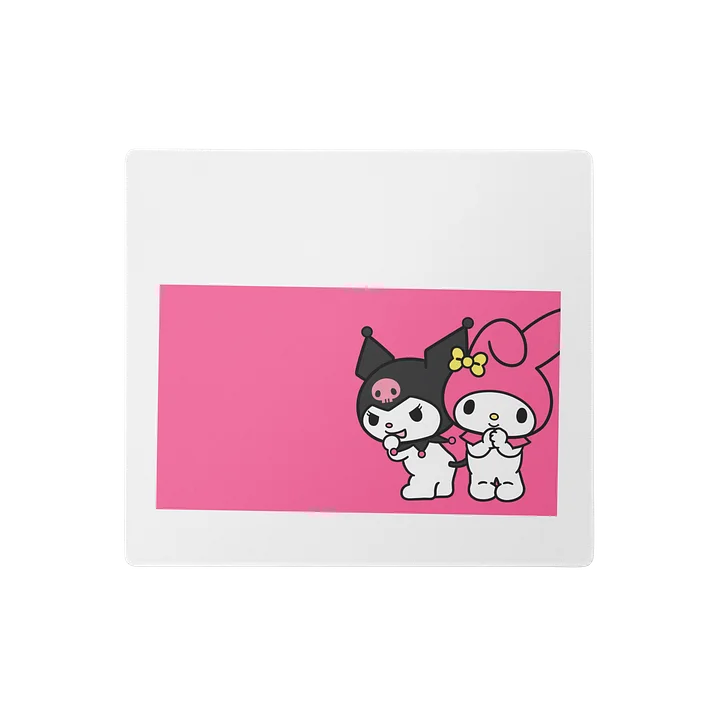 Cute Bunny Duo Melody Gaming Mouse Pad product image (1)