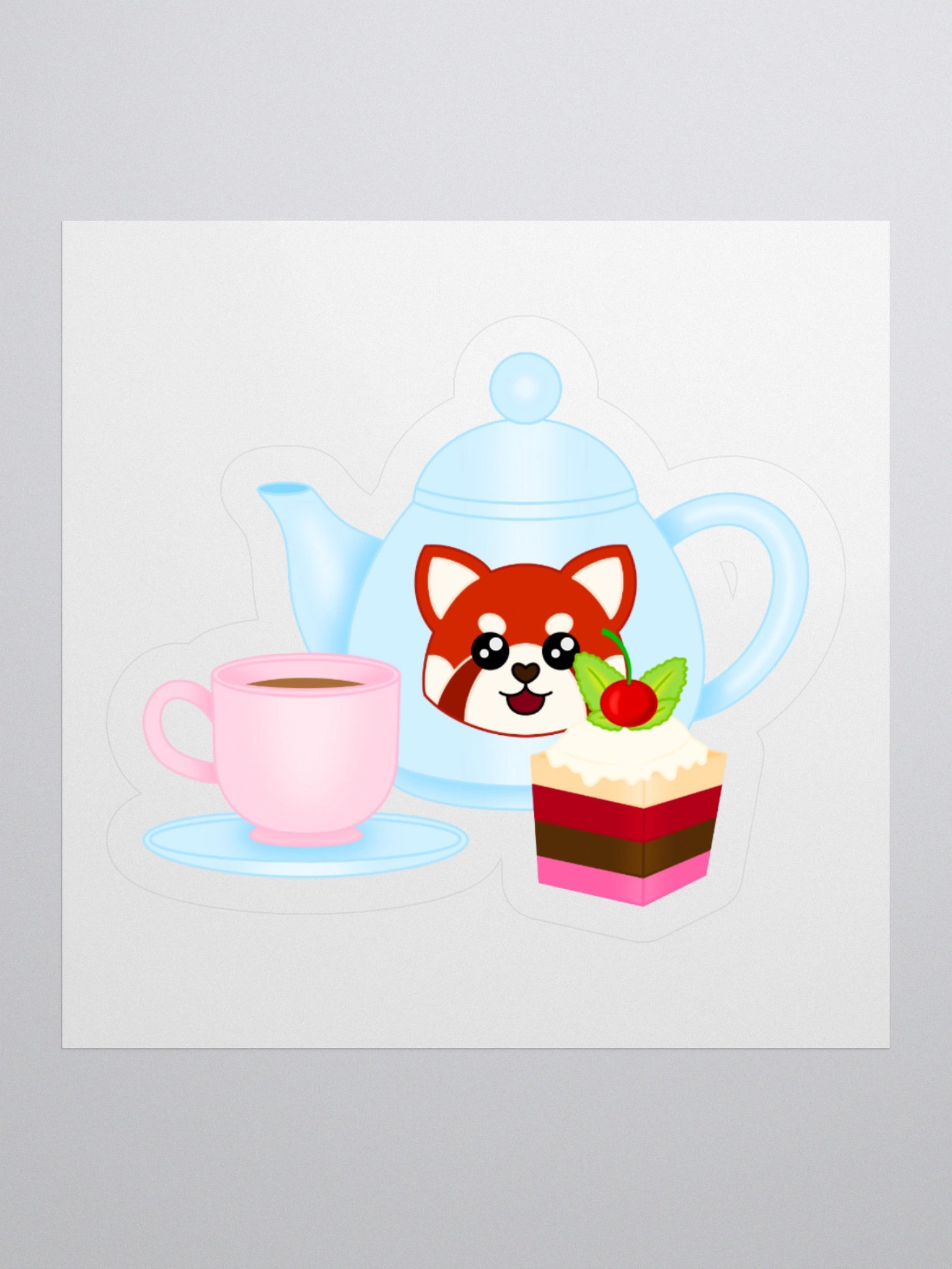Tea and Treat Sticker product image (1)