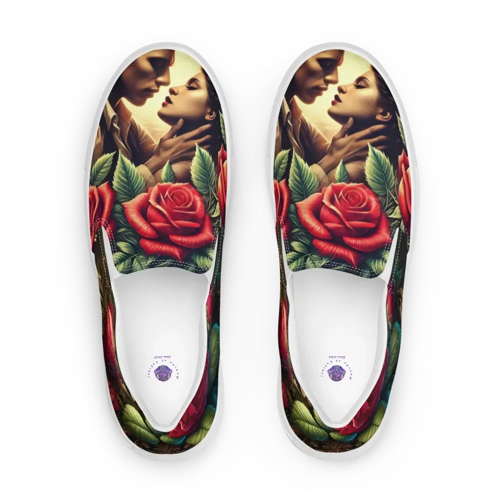 Rancho El Colibri Album Cover Women's Slip-On Shoes