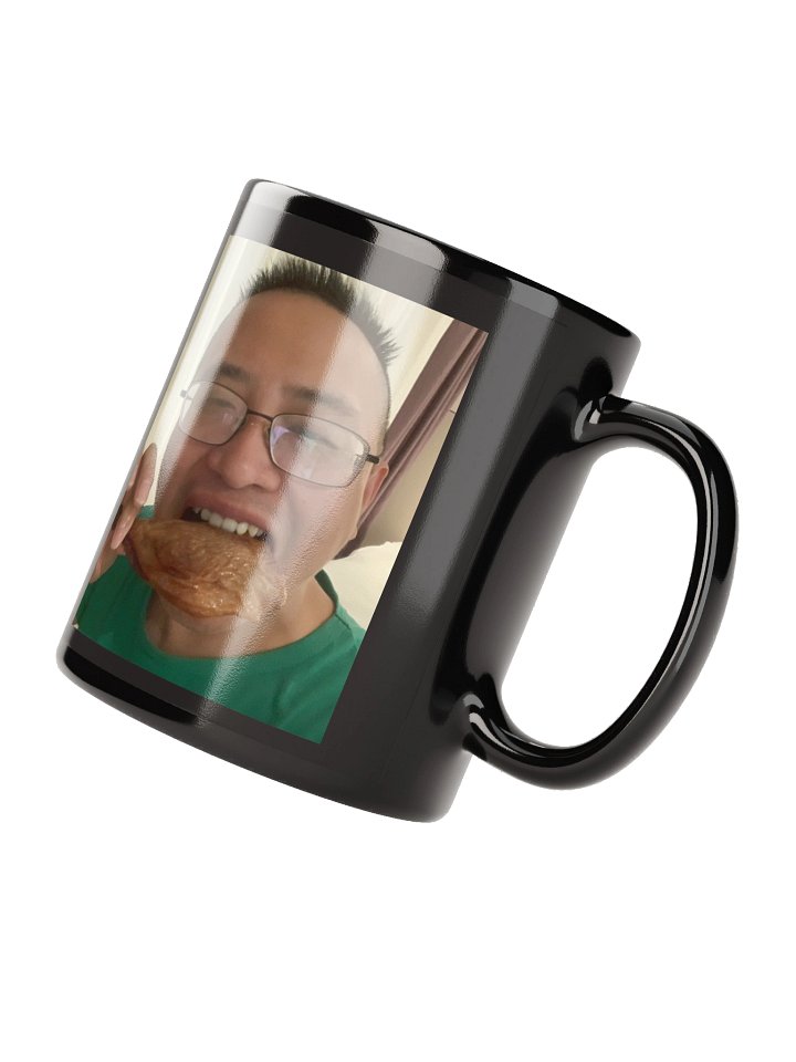 Black Glossy Mug: eat duck product image (3)