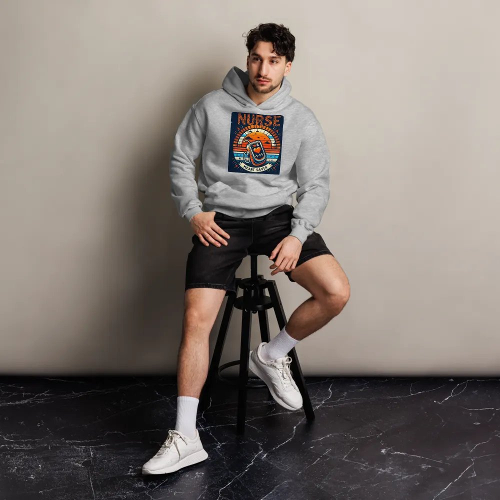 Heart Saver Nurse Graphic Hoodie product image (15)