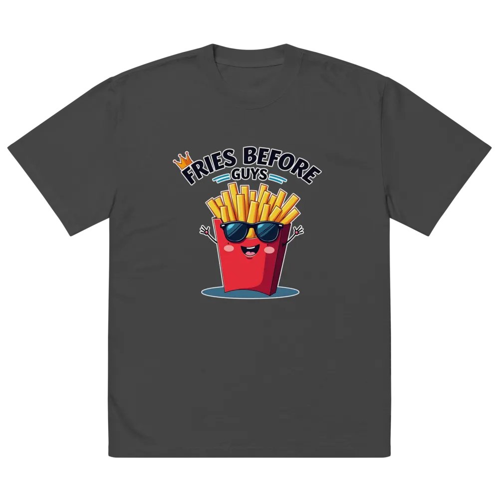 Fries Before Guys Oversized Tee product image (5)