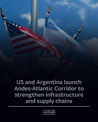 🇺🇸🇦🇷The United States and Argentina have launched the Andes-Atlantic Corridor, a joint initiative aimed at strengthening infr...