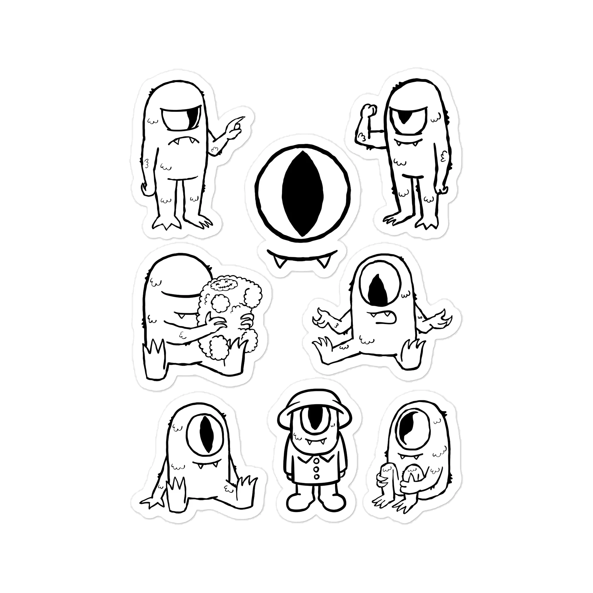 Monster Sticker Sheet Two product image (1)