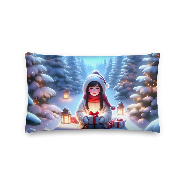 Snowy Serenity Premium Pillow product image (5)