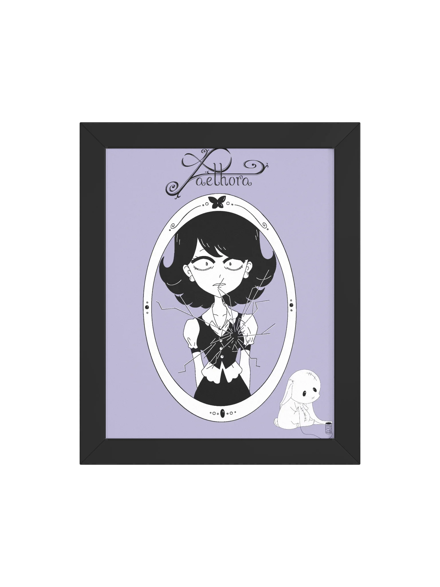 Framed Faethora Velveteen Poster product image (4)