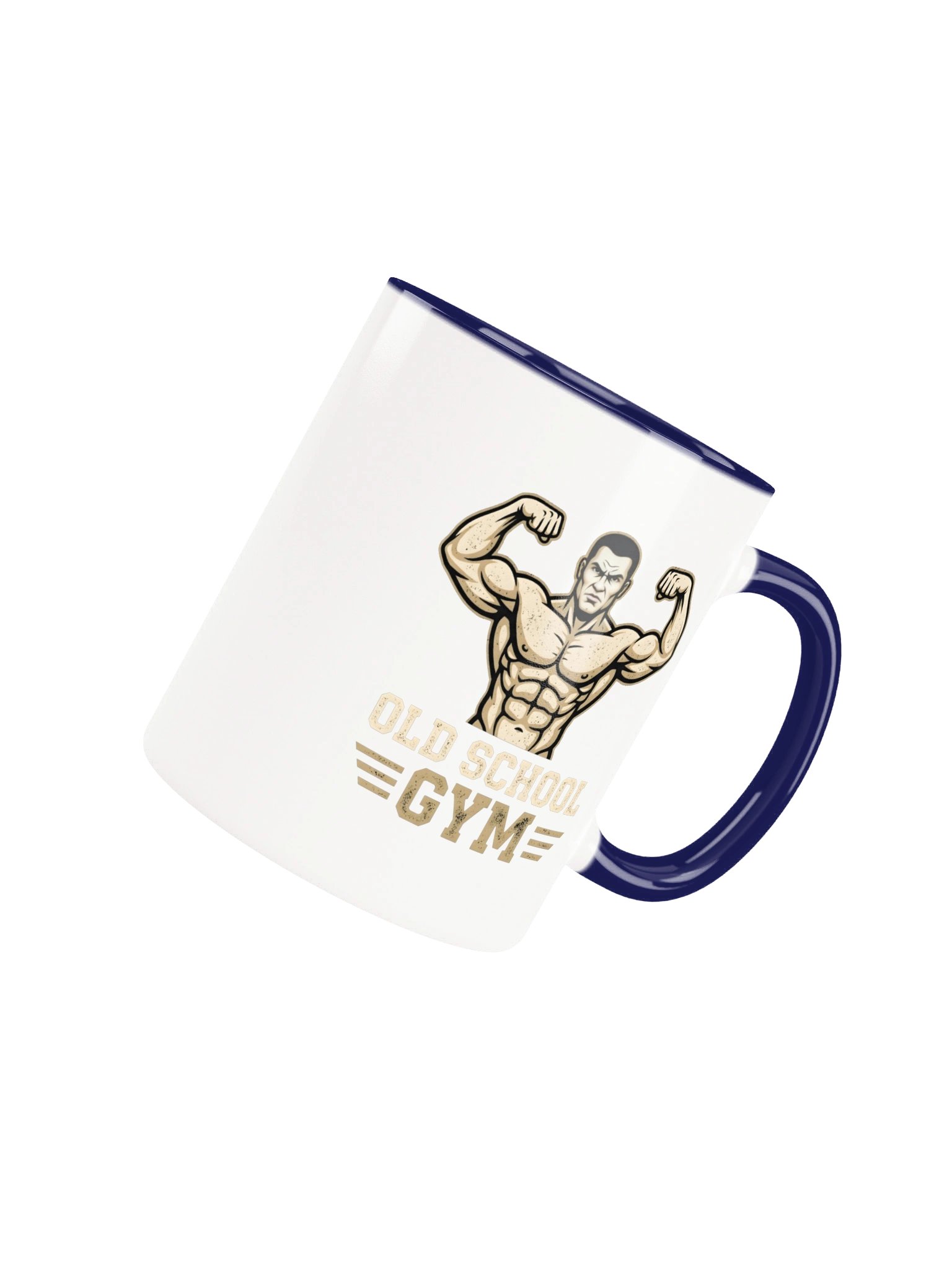 Old School Gym Mug – Vintage Bodybuilding Coffee Mug for Lifters product image (7)
