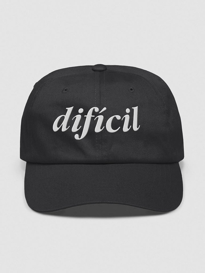difícil hat - 100% cotton product image (1)