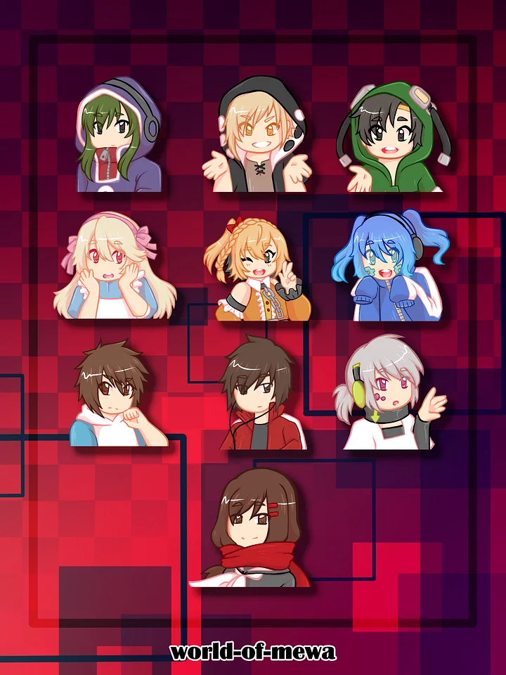 Kagerou Project: Mekaku City Actors | Acrylic Pins product image (1)