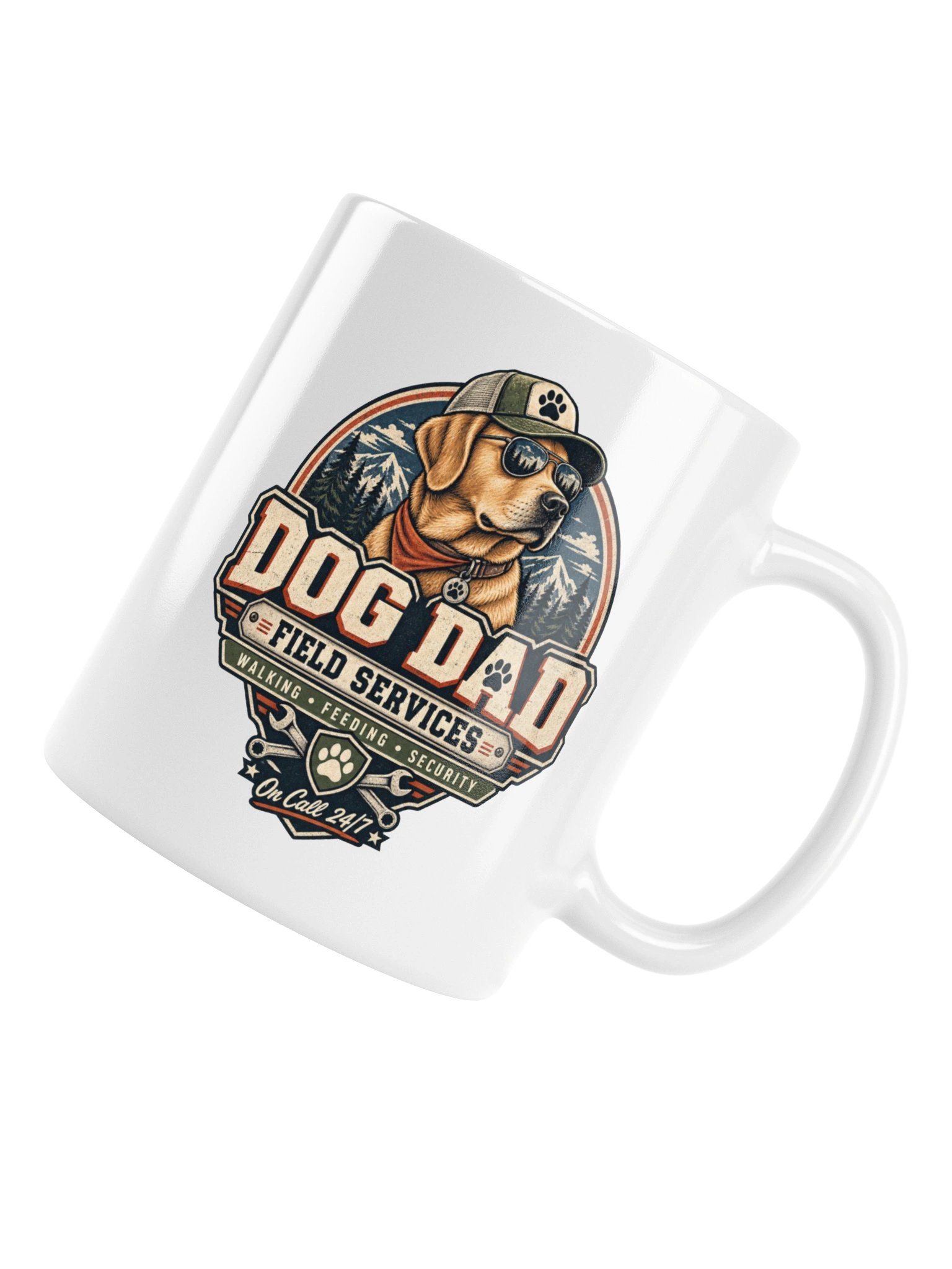 Dog Dad Field Services Mug | Dog Dad Coffee Mug product image (17)