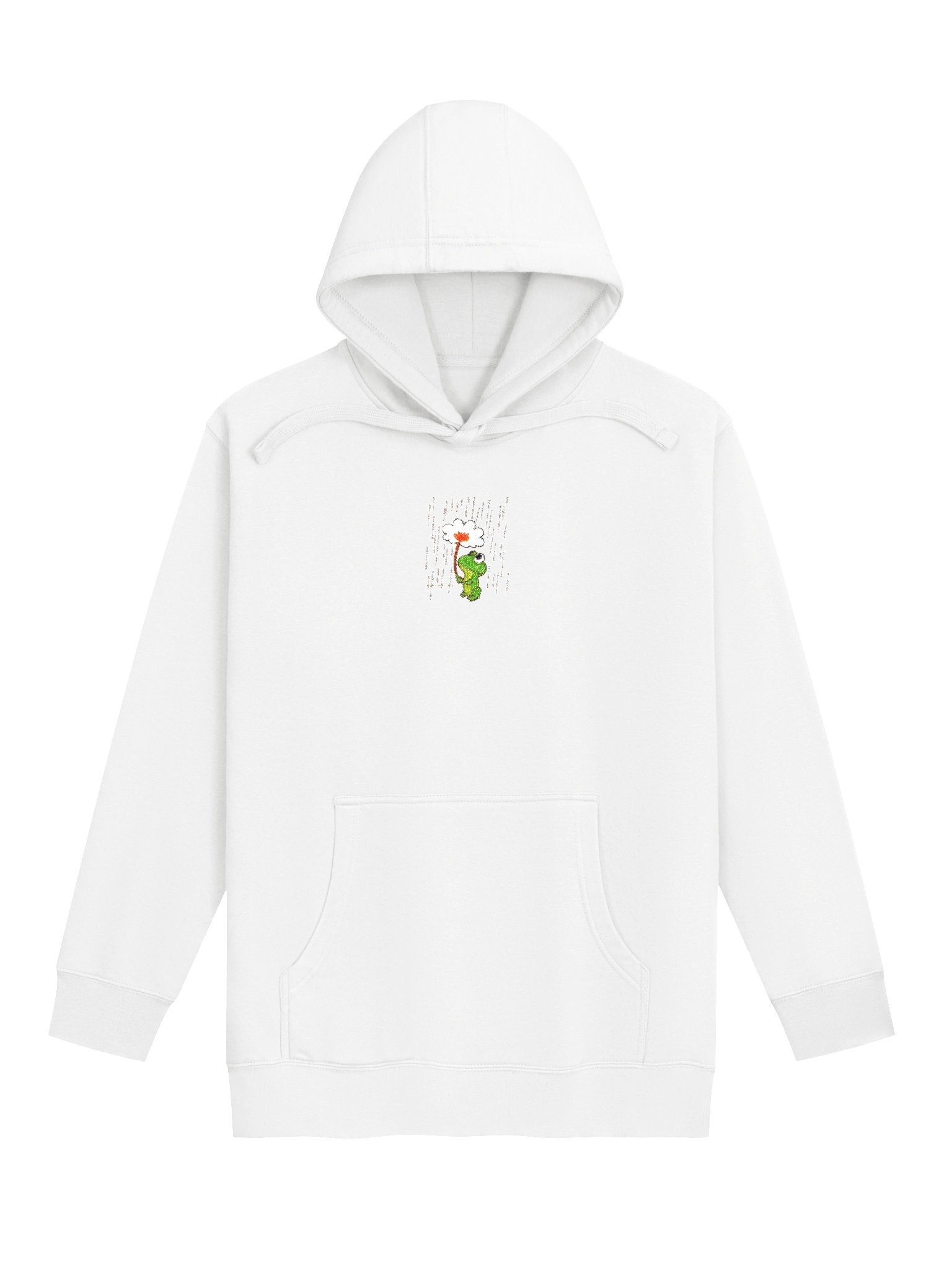 flower frog ☂ embroidered hoodie product image (1)