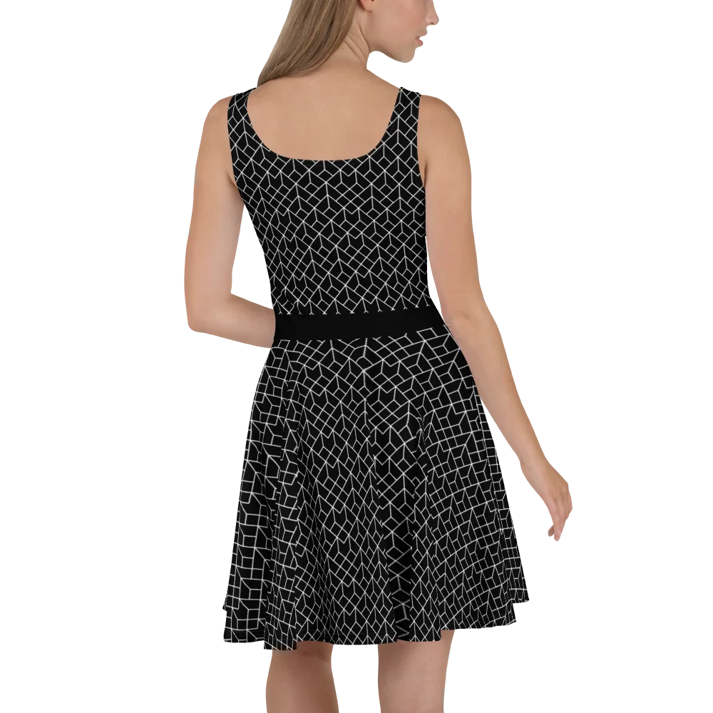 Dark Mesh Pattern Dress product image (3)