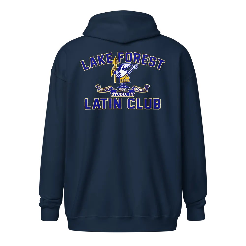 Lake Forest Latin Club Full-zip Hoodie product image (8)