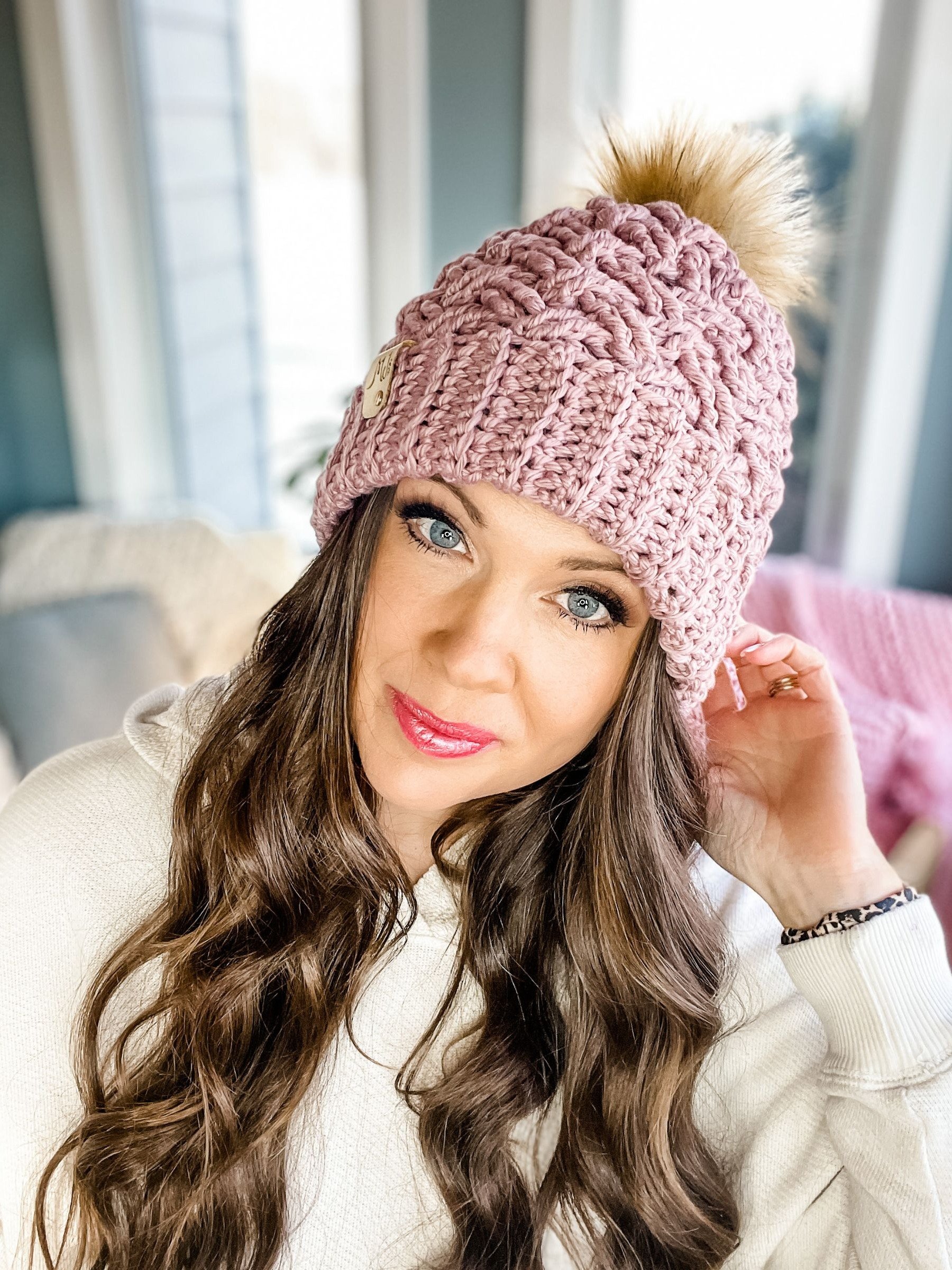 Bulky Celtic Beanie Crochet Pattern product image (4)