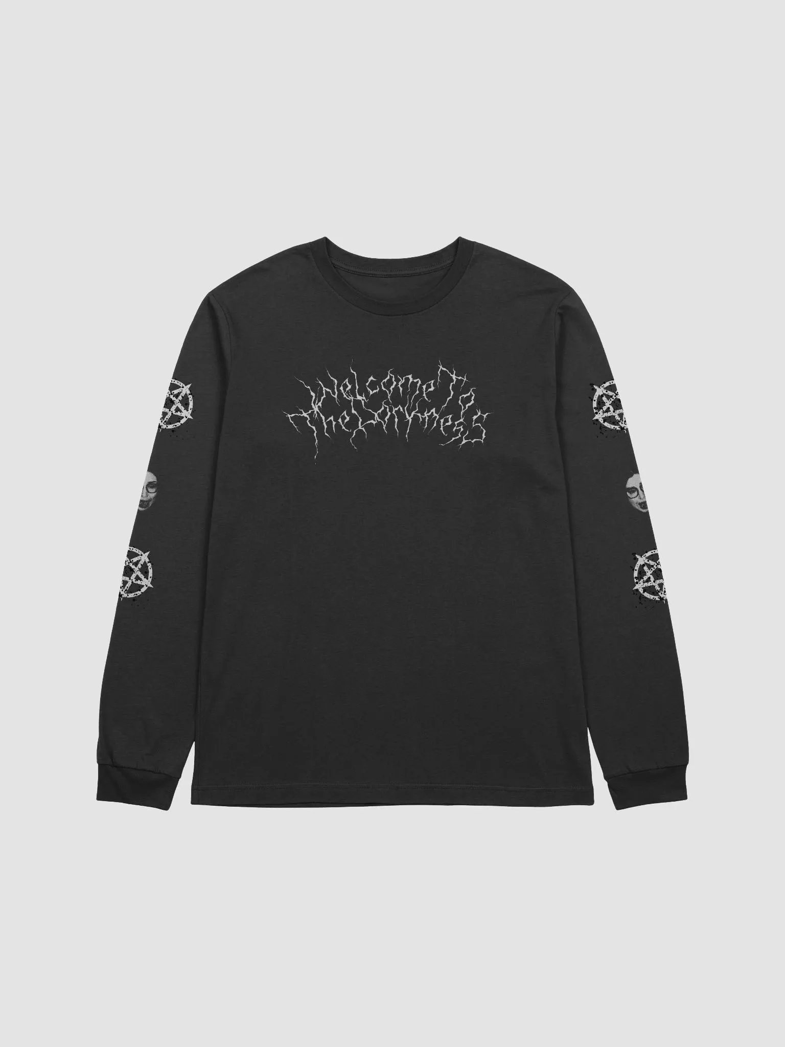 Welcome to the Dorkness Death Metal long sleeve tee product image (1)