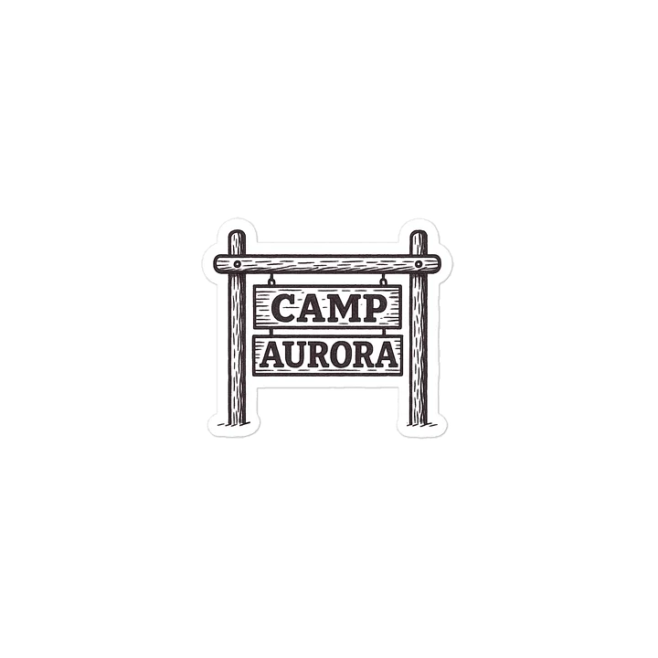 Camp Aurora Vinyl Window Decal product image (1)