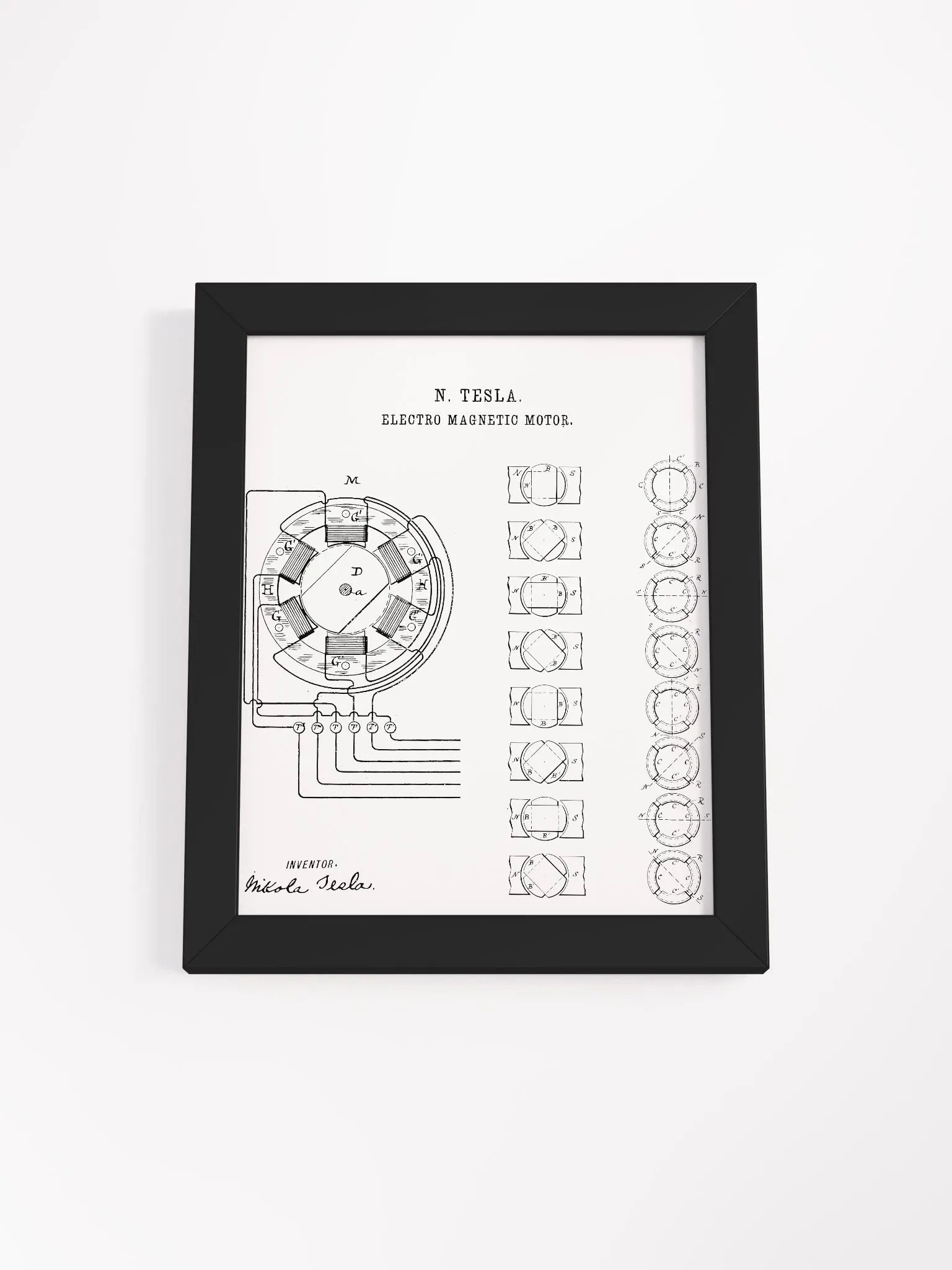 Tesla – Electro Magnetic Motor (AC Motor) product image (1)