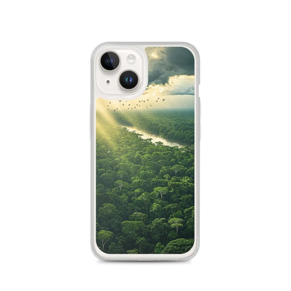 MagSafe® Clear Case for iPhone® – Mystical rainforest product image (4)