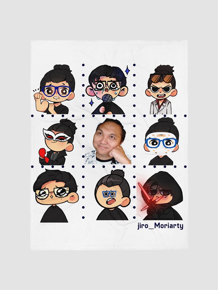 The Many Faces of jiro Blanket product image (1)