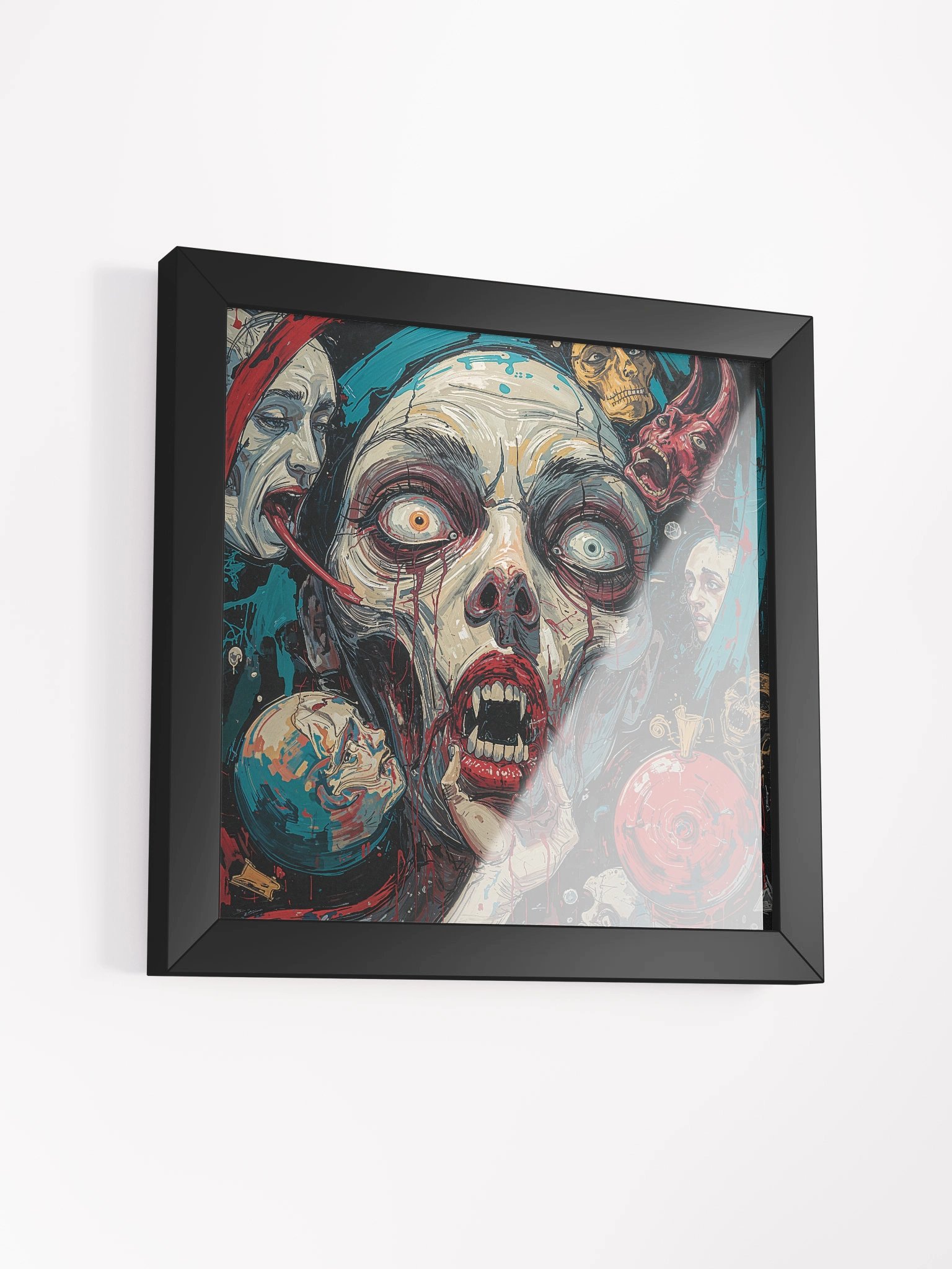 The Scream That Shattered Reality Framed Print product image (14)