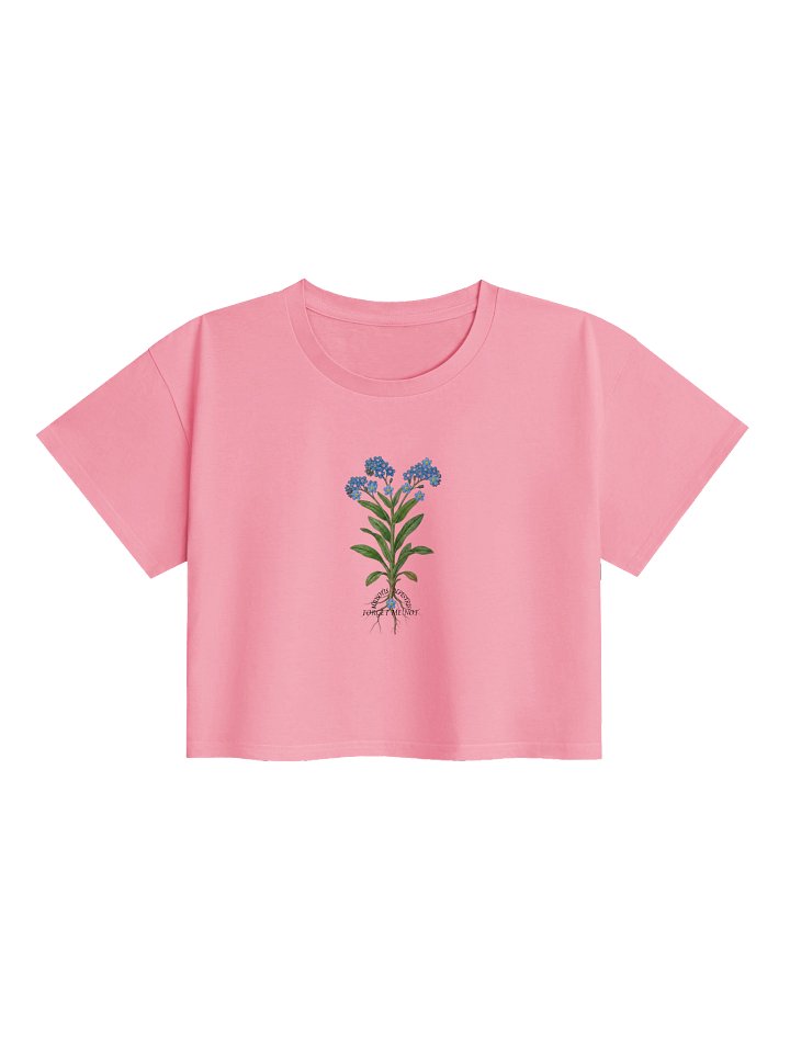 PREMIUM "FORGET ME NOT" CROP TOP product image (1)