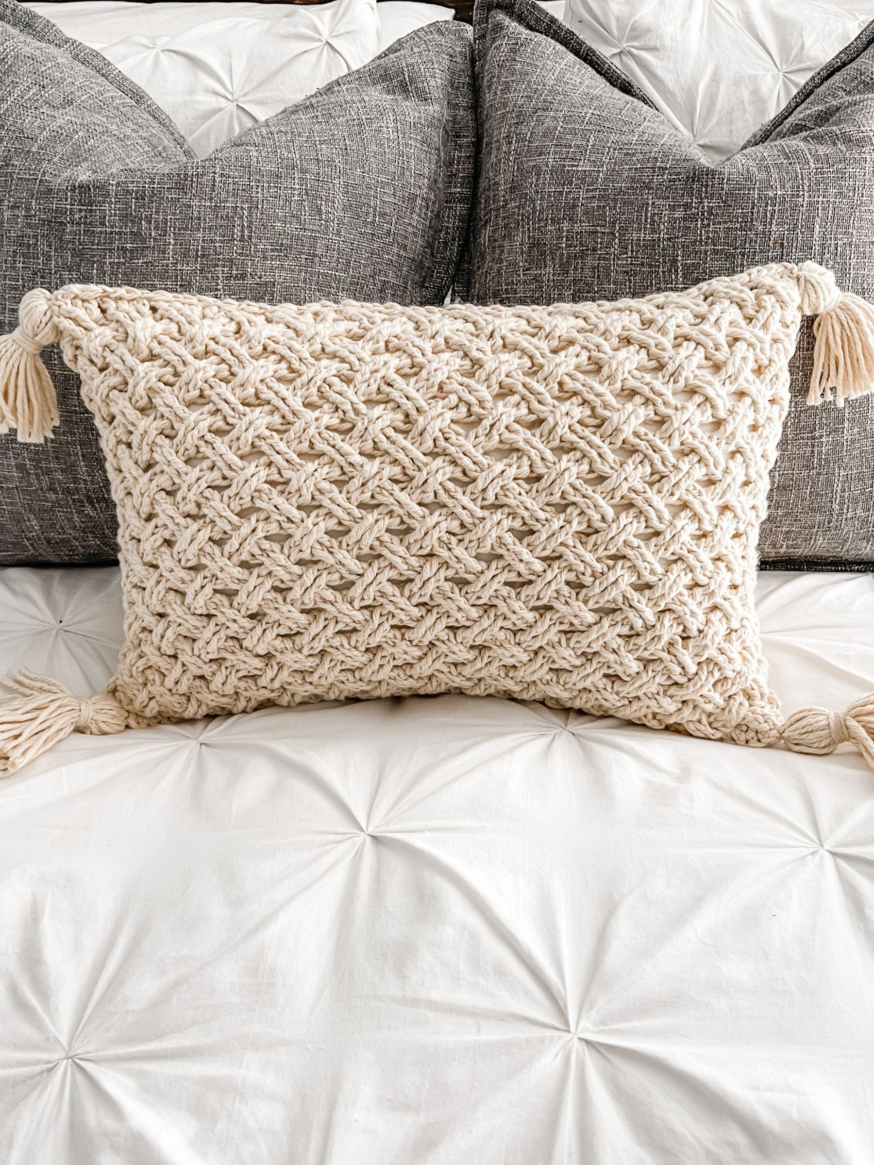 Celtic Weave Pillow Crochet Pattern product image (6)